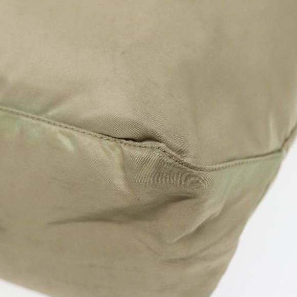 PRADA Tote Bag Nylon Beige Silver Auth bs17670 - Picture 15 of 16